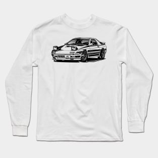 EUROBEAT INTENSIFIES - RX7 FC3S full-body version Long Sleeve T-Shirt